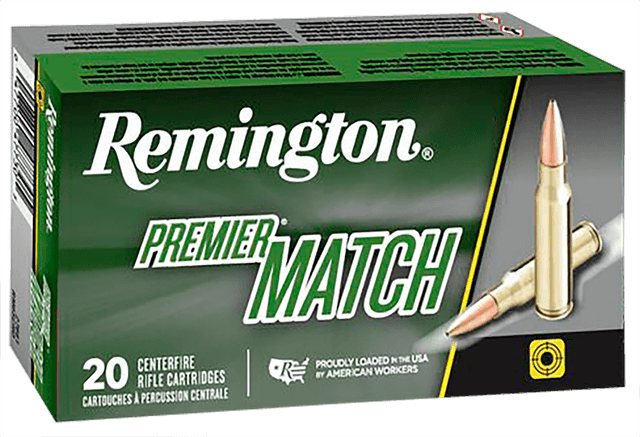 Remington Premier Match 223 Remington MatchKing BTHP 77 Grain 20 Rounds
