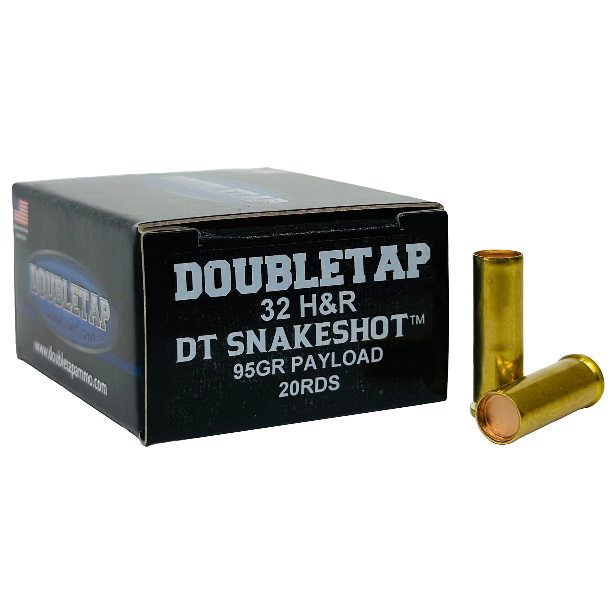 Double Tap DT Snake Shot Handgun Ammunition .32 H&R Mag 90gr #9 Shot 20/ct