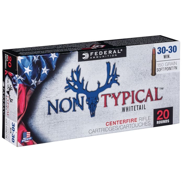 Federal Non-Typical Whitetail 30-30 Winchester Soft Point 150 Grain 20 Rounds