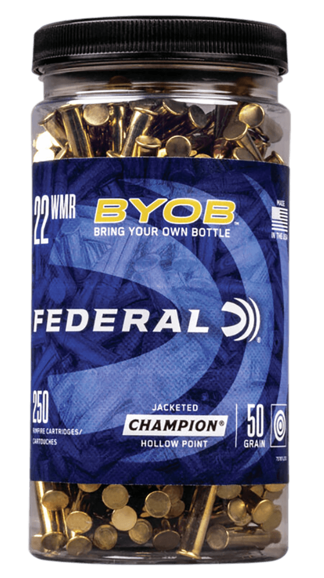 Federal Game Shok 22 Magnum Jacketed Hollow Point 50 Grain 250 Rounds