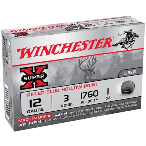 Winchester Super X 12 Gauge Rifled Slug 1 Ounce 15 Rounds