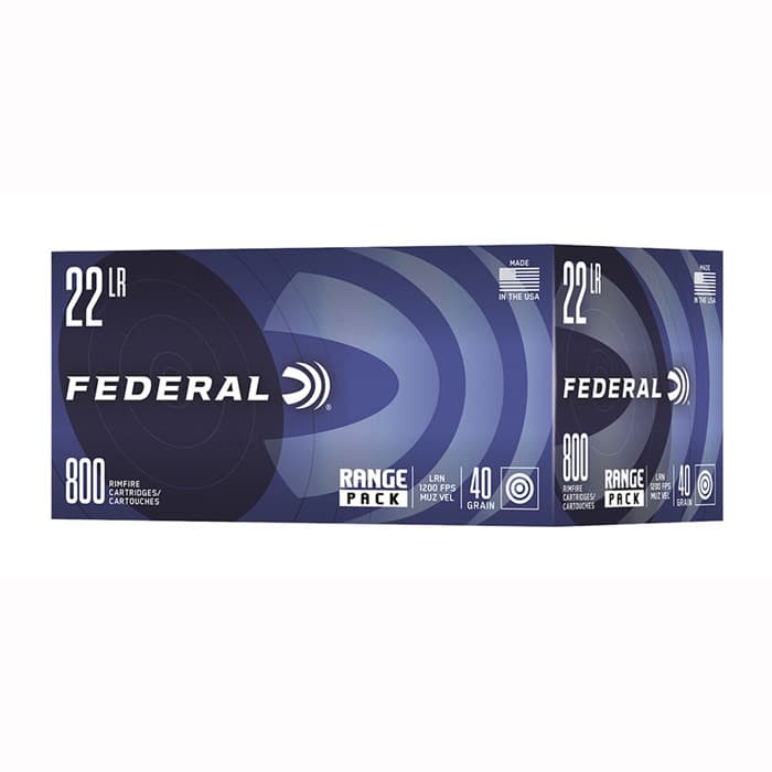 Federal Champion Training 22 Long Rifle Lead Round Nose 40 Grain 800 Rounds