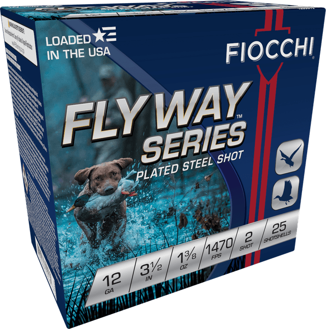 Fiocchi Flyway Speed Steel 12 Gauge Steel Shot 1 3/8 oz 25 Rounds