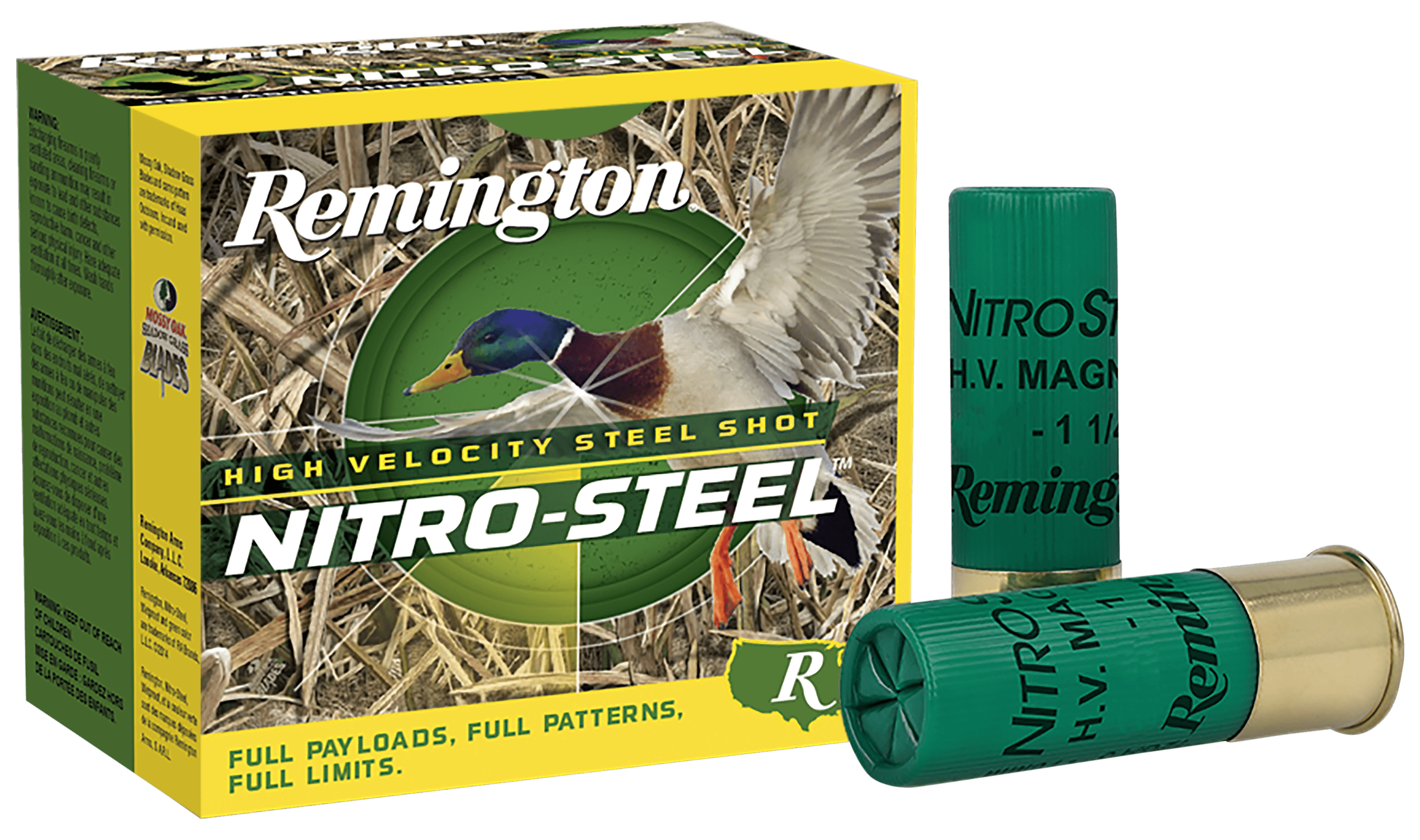 Remington Nitro-Steel 12 Gauge Zinc-Plated Shot 1 1/8 Ounce 25 Rounds