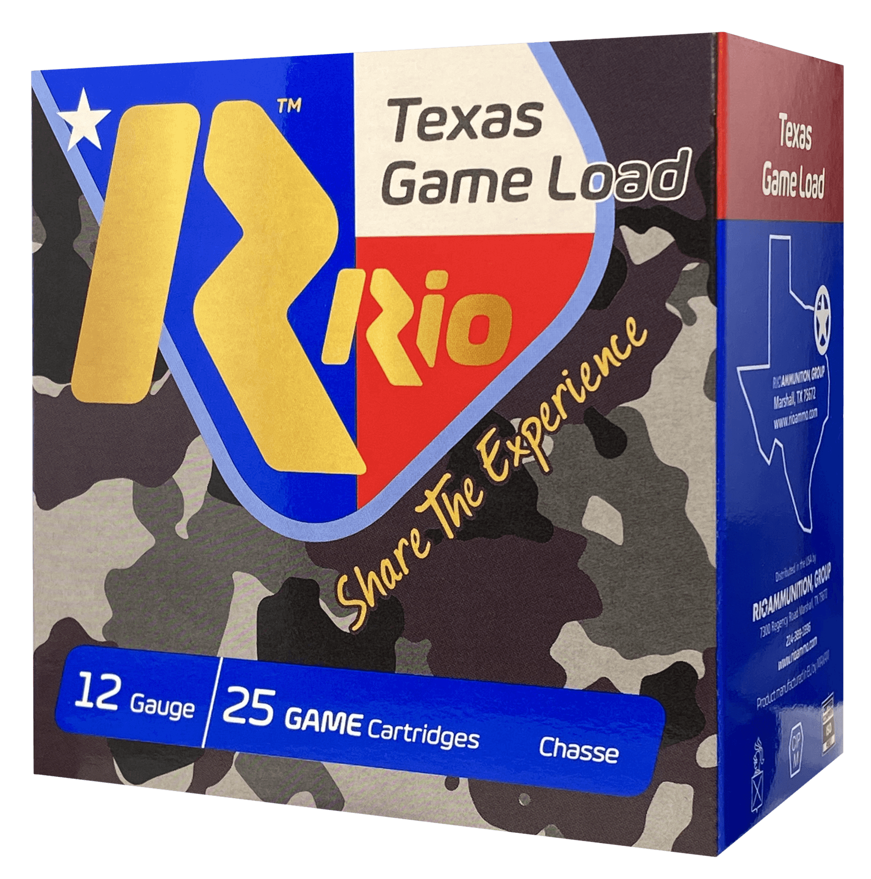 Rio Ammunition TGHV366 Texas Game Load High Velocity 12Gauge 2.75" 1 1/4oz 6Shot 25 Rounds