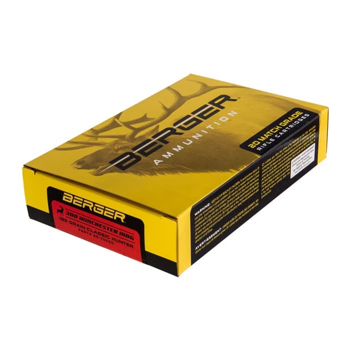Bergara 300 Winchester Magnum Hybrid Boat Tail 185 Grain 20 Rounds