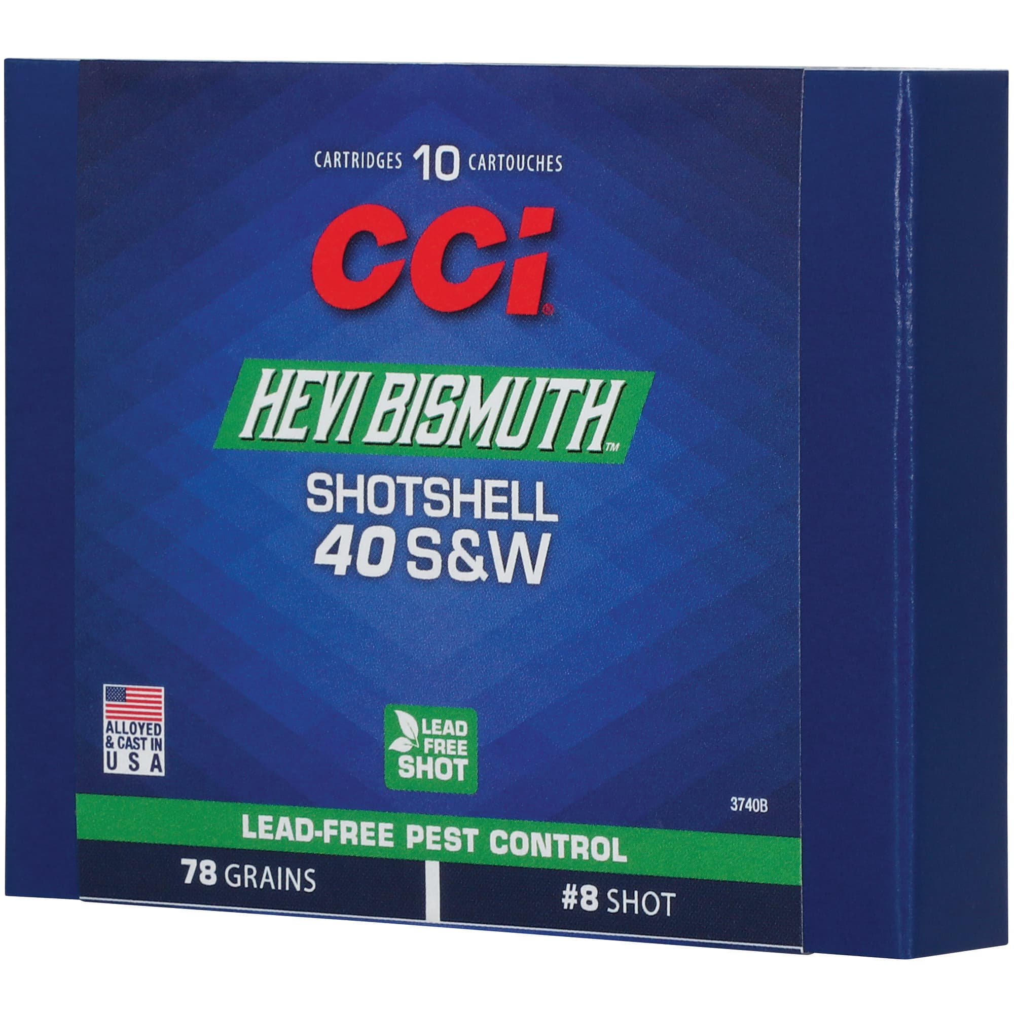 CCI Hevi-Bismuth 40 S&W Shotshell 92 Grain 10 Rounds