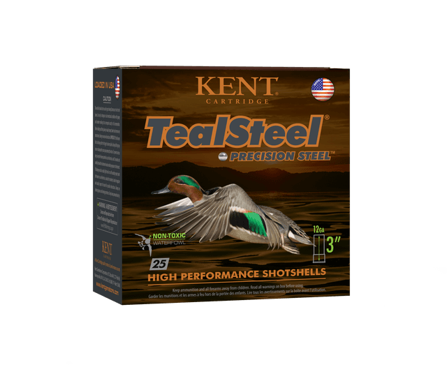 Kent Teal Steel Load 12 ga. 3 in. 1 1/4 oz. 5 Shot 25 rd.