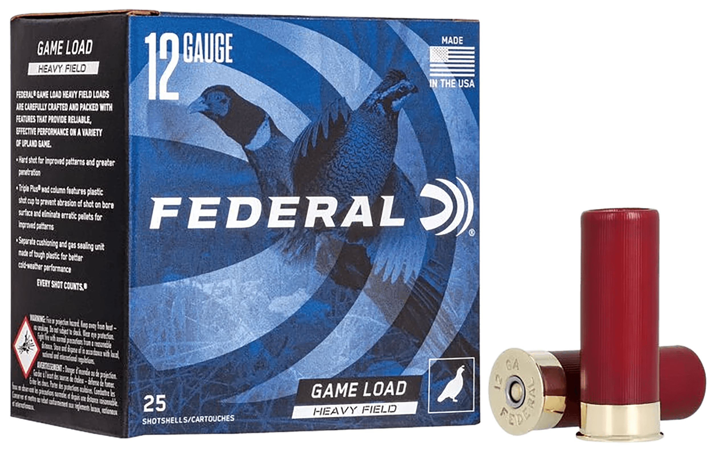 Federal Game-Shok 12 Gauge 4 Shot 1 1/4 Grain 25 Rounds