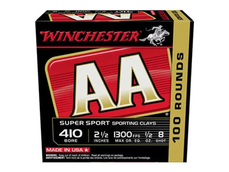 Winchester Aa Sporting Clay 28 Gauge Three Quarters Ounce 7.5 Shot 100 Rounds