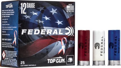 Federal Top Gun 12 Gauge Lead Shot 1-1/8 Ounce 250 Rounds