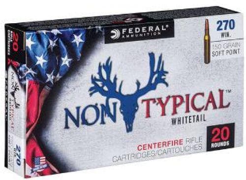 Federal 270DT 270 Winchester Soft Point 150 Grain 20 Rounds