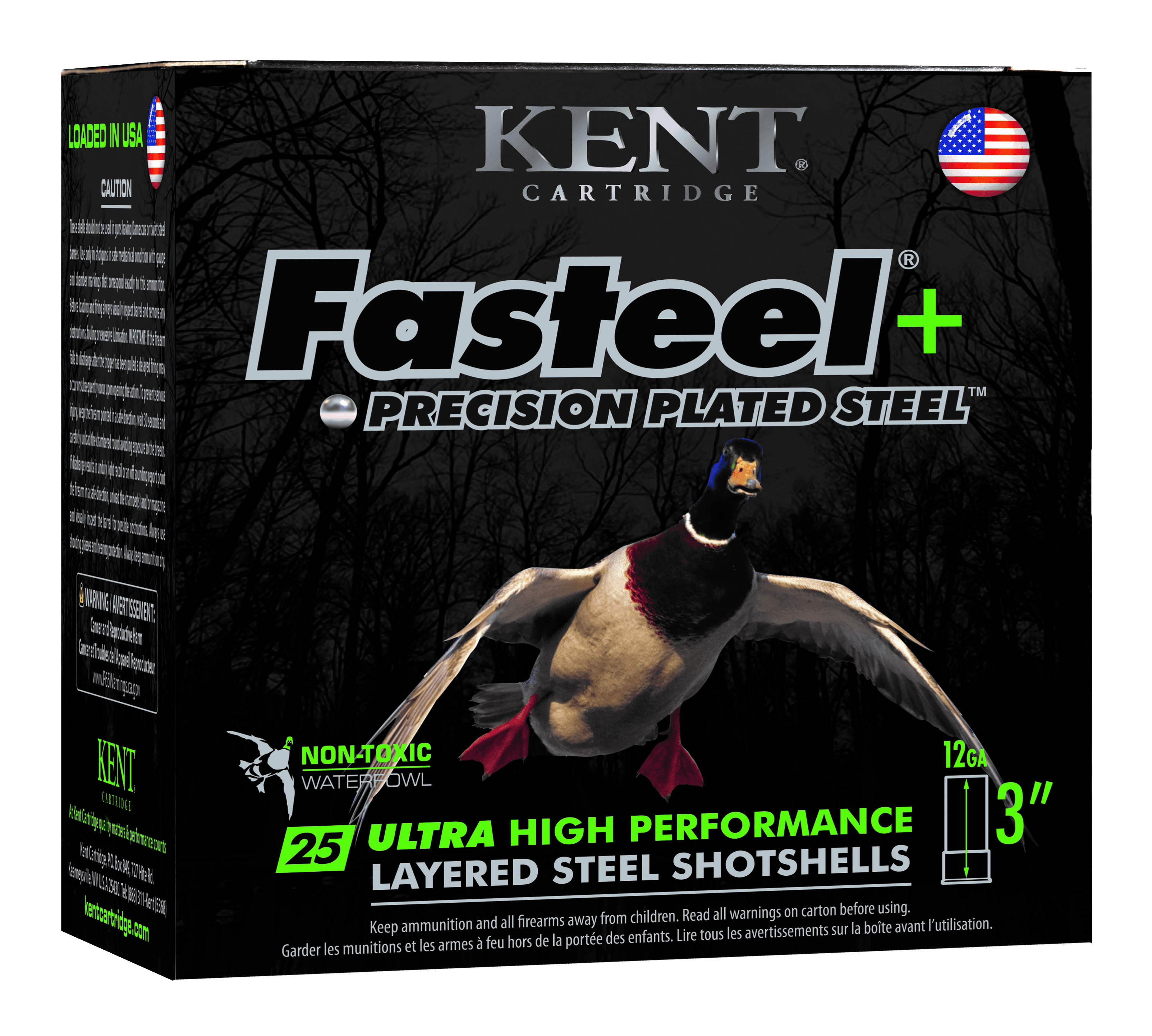 Kent Cartridge K123FSP364X6 Fasteel + 12 Gauge 3" 1 1/4 oz 4/6 Shot 25 Rounds