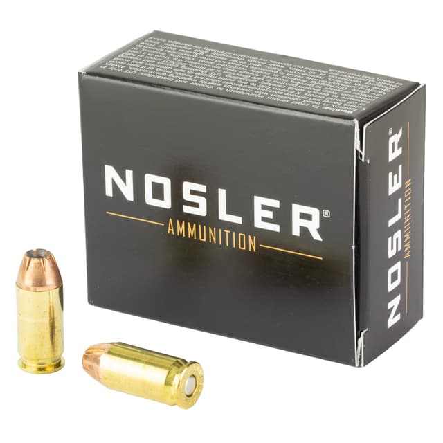 Nosler Asp Suppressor Ready 45 Acp Jacketed Hollow Point 230 Grain 20 Rounds