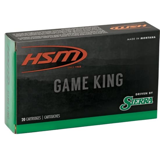 HSM, Game King, 7mm Winchester Short Magnum, Spitzer Boat Tail, 140 Grain, 20 Rounds