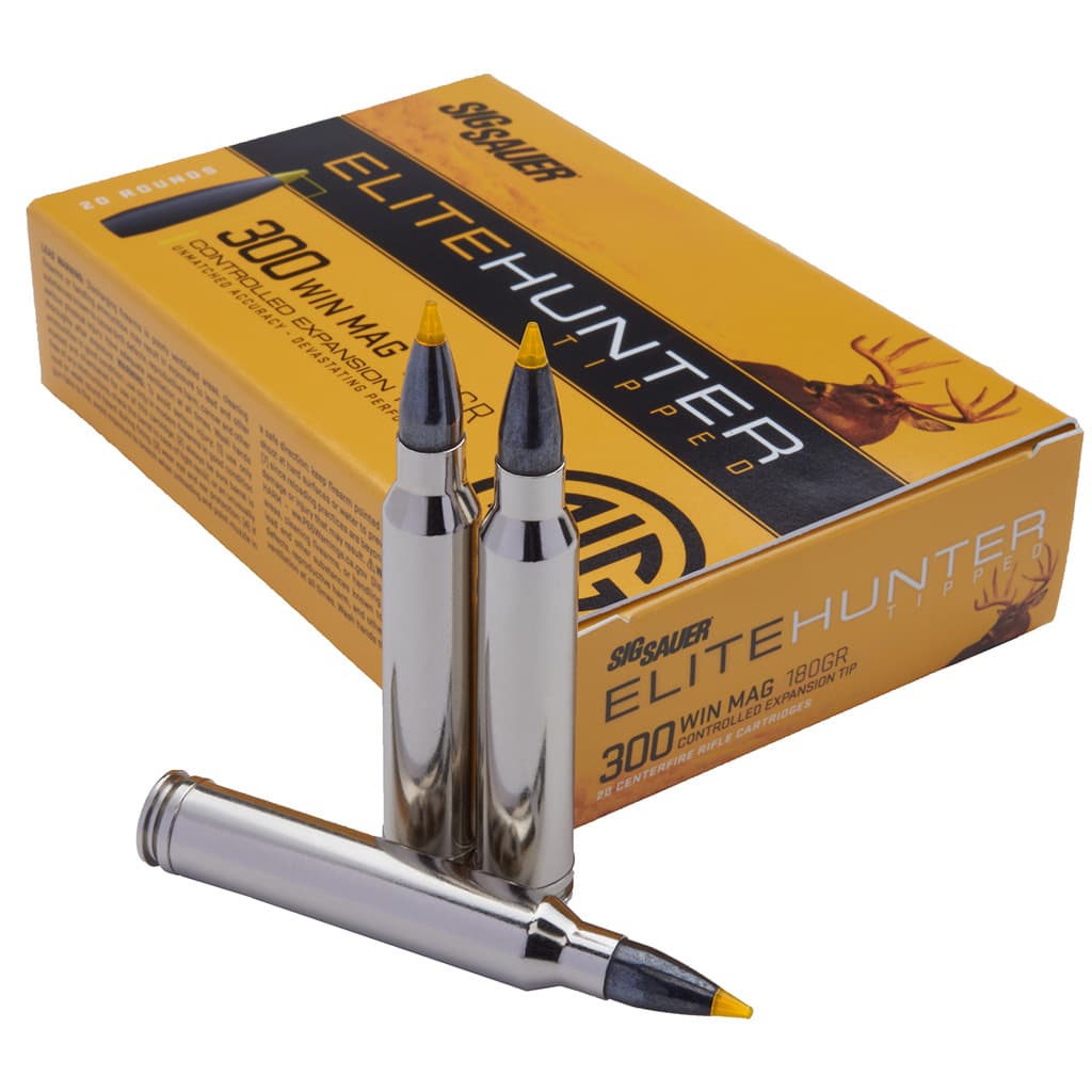 Sig Sauer Elite Tipped 300 Winchester Magnum 180 Grain 20 Rounds