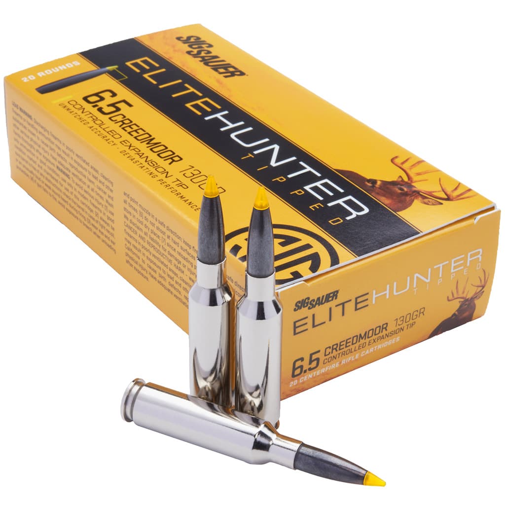 Sig Sauer Elite Tipped 6.5 Creedmoor 130 Grain 20 Rounds