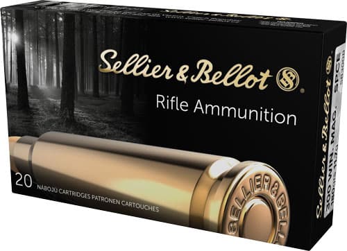 Sellier & Bellot Rifle Ammo 300 Winchester Magnum Soft Point Cut Through Edge 180 Grain 20 Rounds