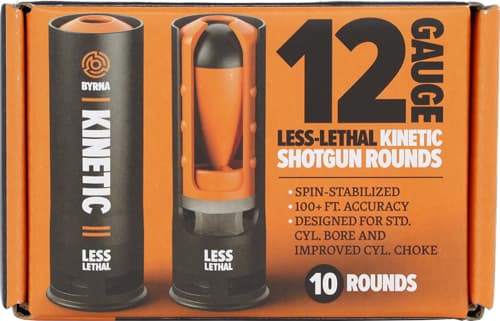 Byrna Technologies SS61301 Kinetic Less Lethal 12Gauge 1.40" 0.15oz Slug Shot 10/Box