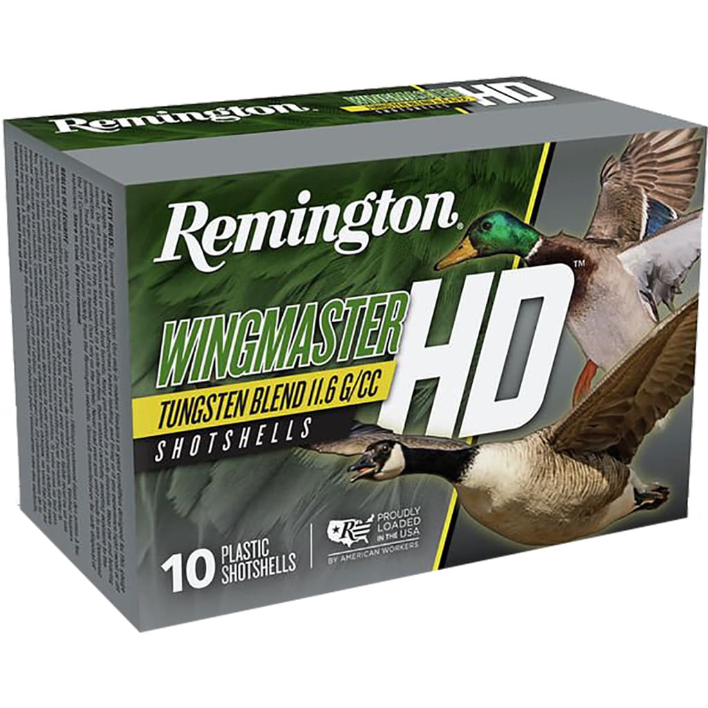Remington Wingmaster HD 12 Gauge Tungsten Waterfowl Shotshell 1 1/4 Grain 10 Rounds