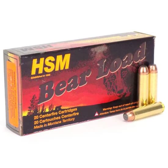 Hsm Bear Load 450 Bushmaster Jacketed Flat Nose 350 Grain 20 Rounds