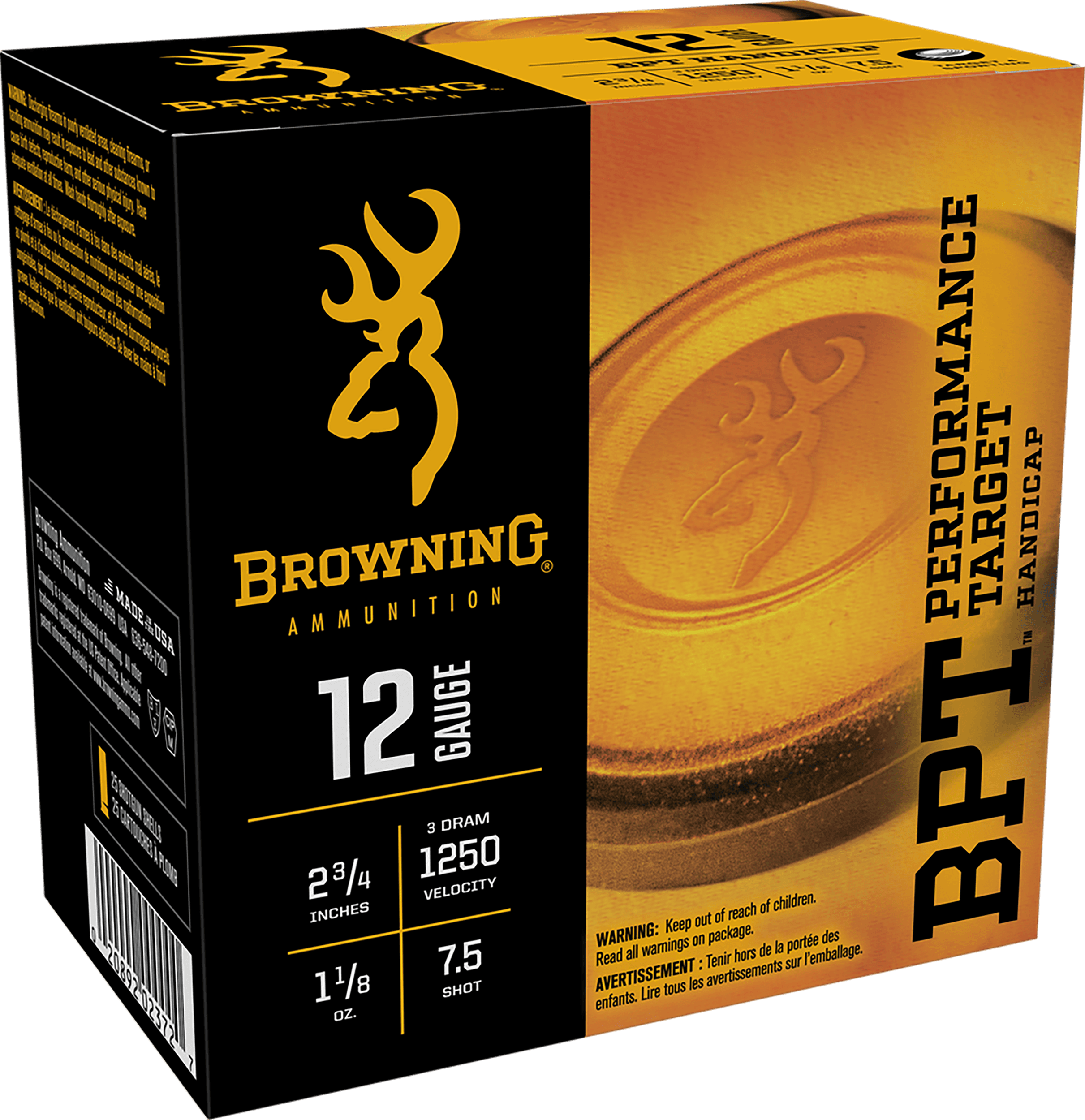 Browning BPT Performance Target 12 Gauge Lead 1 1/8 Ounce 25 Rounds