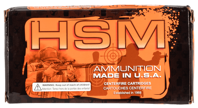 HSM Varmint Rifle Ammunition 22-250 Remington Soft Point 55 Grain 20 Rounds