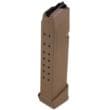Glock Factory Magazine G17 G19 G26 G34 9mm Luger Coyote 19rd Bulk