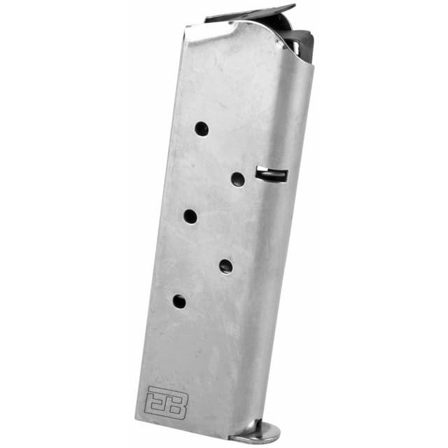 Ed Brown 847 1911 Government Magazine 7rd 45 ACP Stainless Steel Silver