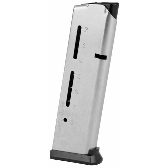 Wilson Combat 500 Elite Tactical Magazine 8rd 45 ACP Stainless Steel 1911