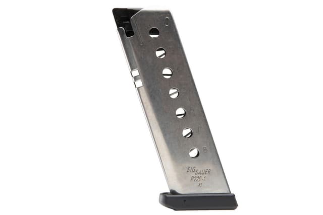 Sig Sauer P220 45 Acp Stainless Steel Magazine Fit Full Size Carry