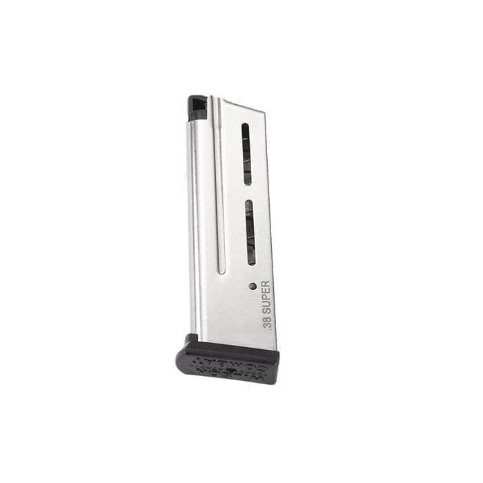 Wilson Combat 1911 .38 Super 10-Round ETM Base Pad Stainless Steel Magazine