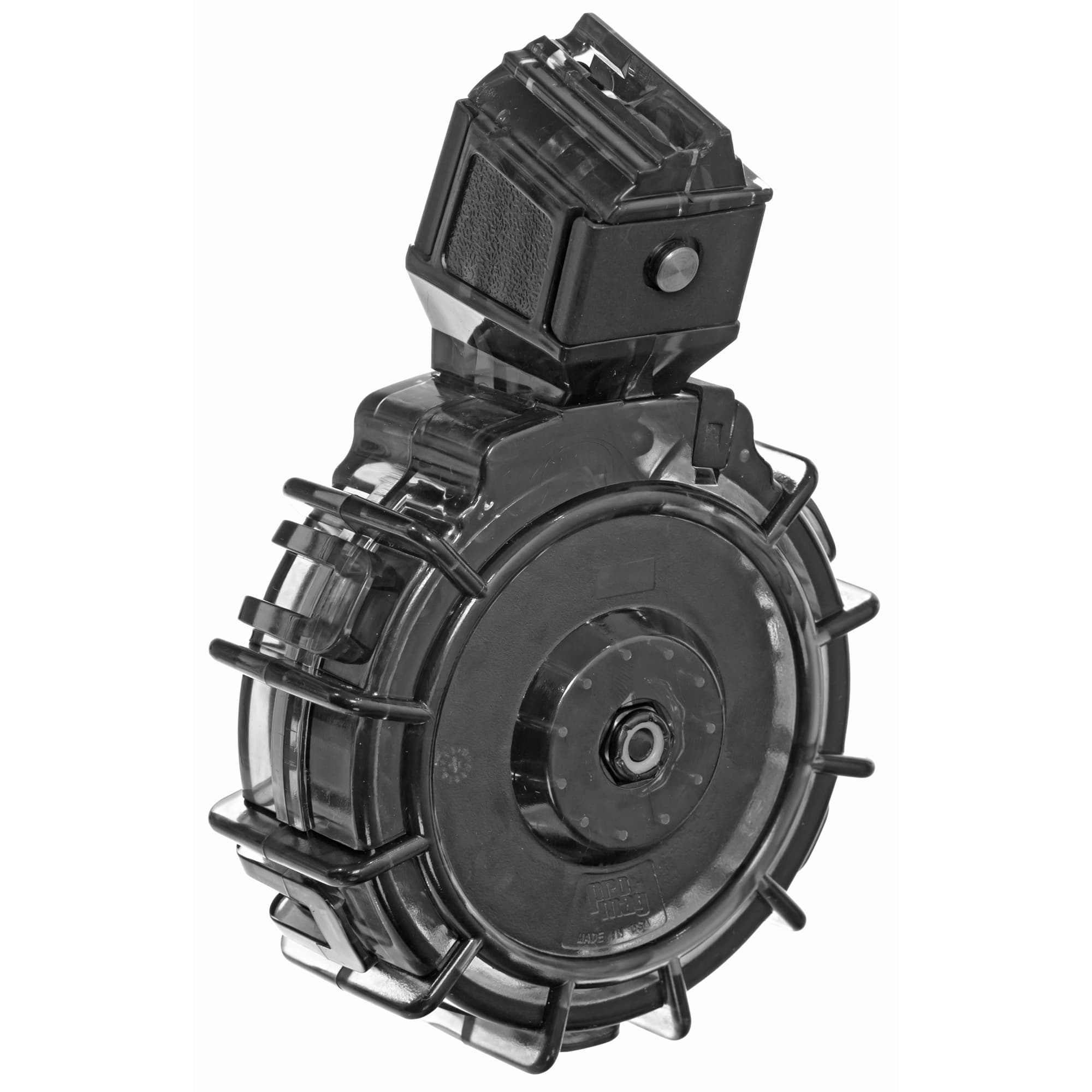 ProMag Polymer Drum Magazine Ruger 10/22 .22 LR Smoke 30 Rounds