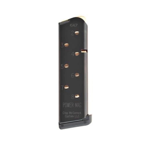 Chip McCormick Power Magazine 8-Round Steel for 1911 Government Commander 45 ACP