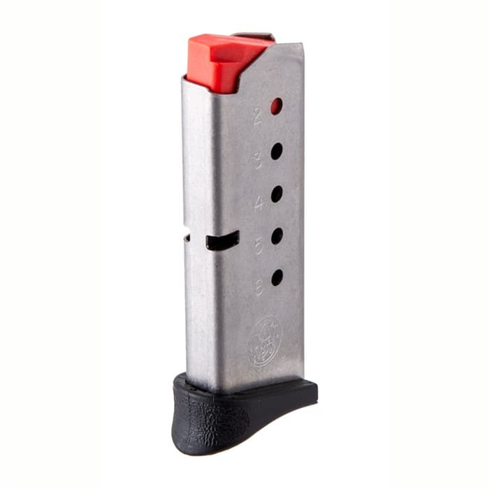 Smith & Wesson Bodyguard .380 Silver Magazine 6-Round Steel .380 ACP