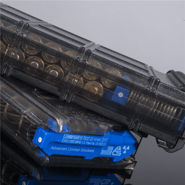 ETS .223 Rem & 5.56 NATO Rifle Mag Smoke Gray 30RD Polymer with Coupler Tritium Follower