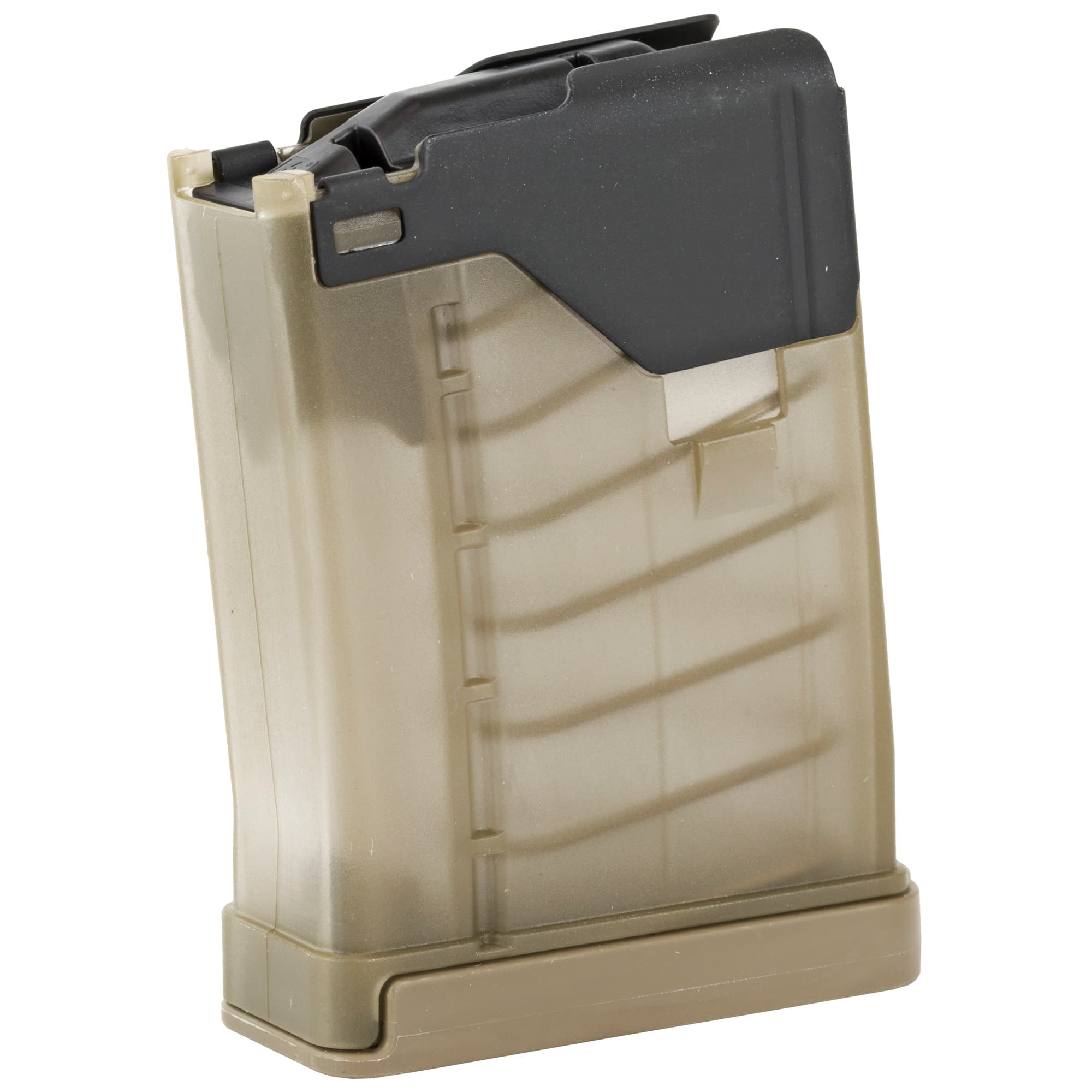 Lancer Systems L5AWM 10RD Translucent Dark Earth Magazine for AR Rifles 5.56 NATO