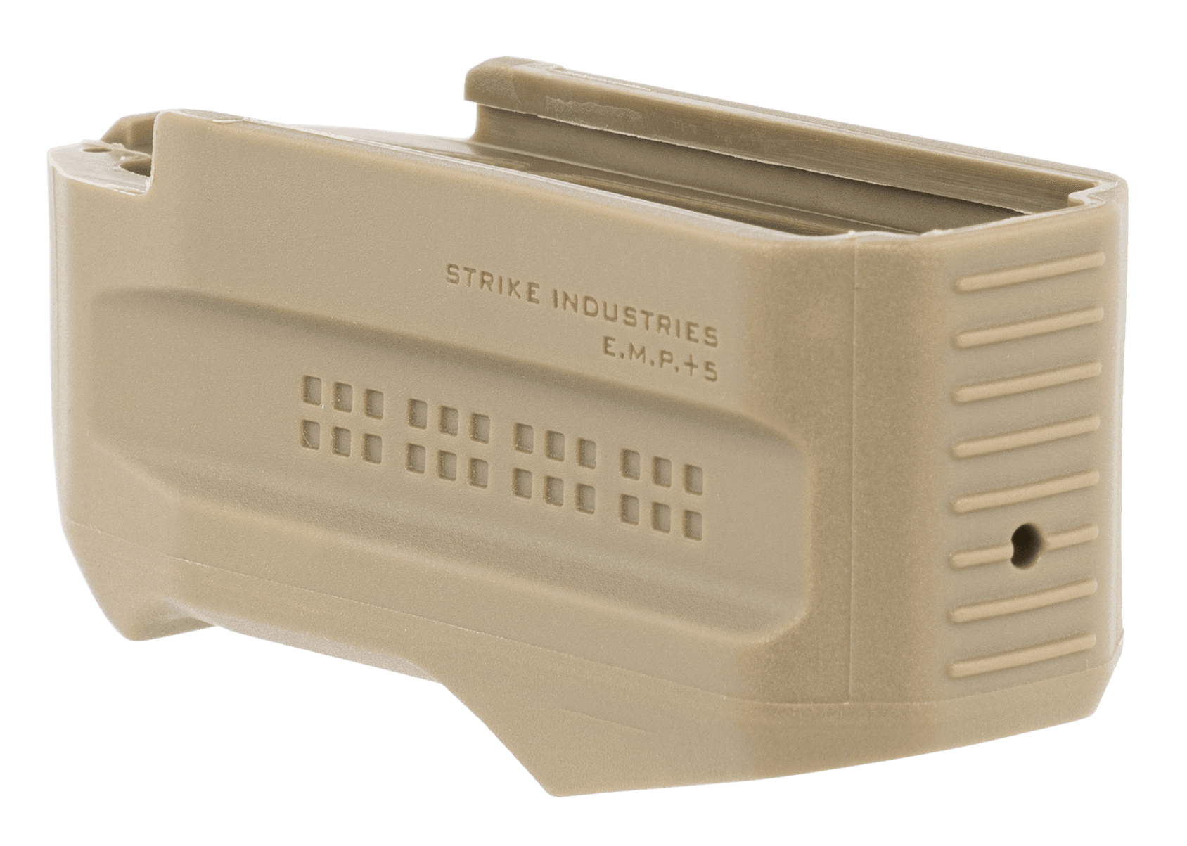 Strike Industries EMP+5FDE Enhanced Magazine Plate Polymer 5-Round Flat Dark Earth