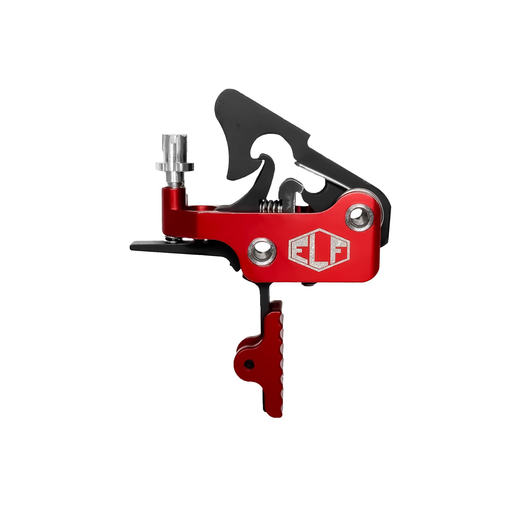 Elftmann Apex Pro FA Adjustable Trigger Red Straight Shoe Ar-15