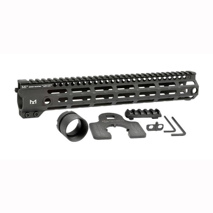 Midwest Industries MIG4M12625 Tactical G4M Handguard AR-15 6061-T6 Aluminum M-LOK
