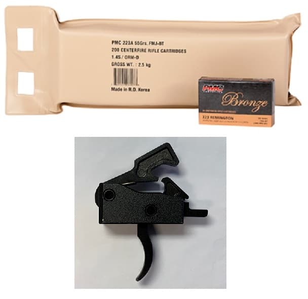 Tactical Superiority Pmc 223 Remington 55gr Fmj-Bt 200rd Pack Curved Trigger
