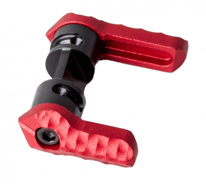 Seekins Precision Safety Selector 60 90 Degree Ambidextrous Red Aluminum Rifle