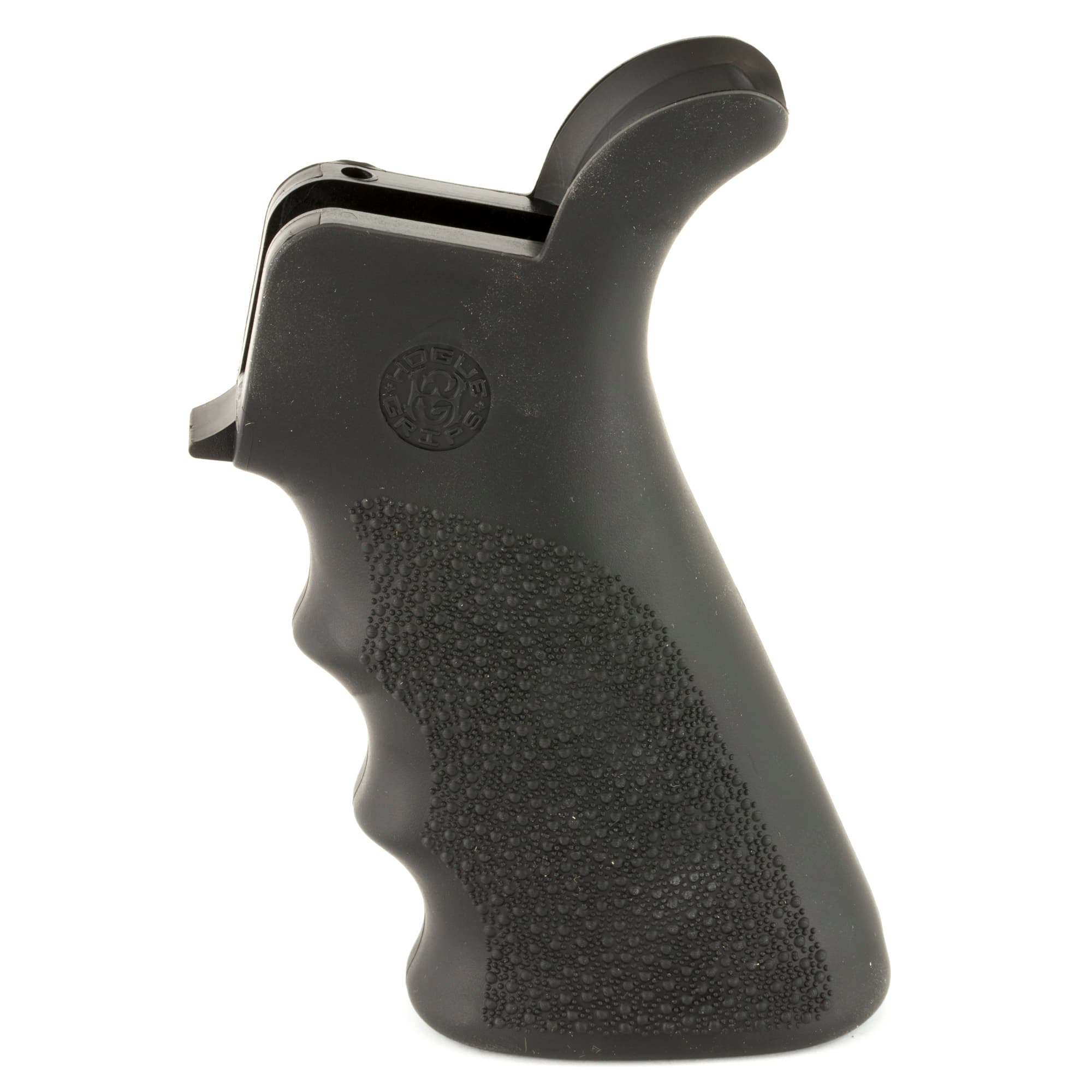 Hogue AR-15 Rubber Beavertail Grip Finger Grooves OverMolded