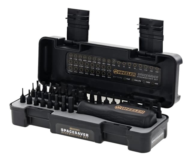 Wheeler 4001005 SpaceSaver Screwdriver Set Black 36 Pieces