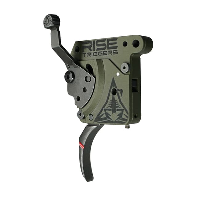 Rise Armament RA740BC Reliant Trigger Black/Green Curved
