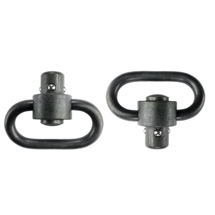 GrovTec US Inc GTSW288 Heavy Duty 1.25" Push Button Black Manganese Phosphate Steel