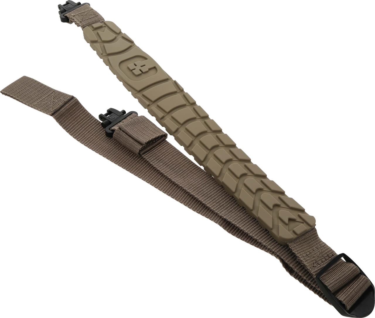Caldwell 1131996 Max Grip Slim Sling 20"-41" OAL, 1.50" Wide, Flat Dark Earth, Adjustable Design for Rifles