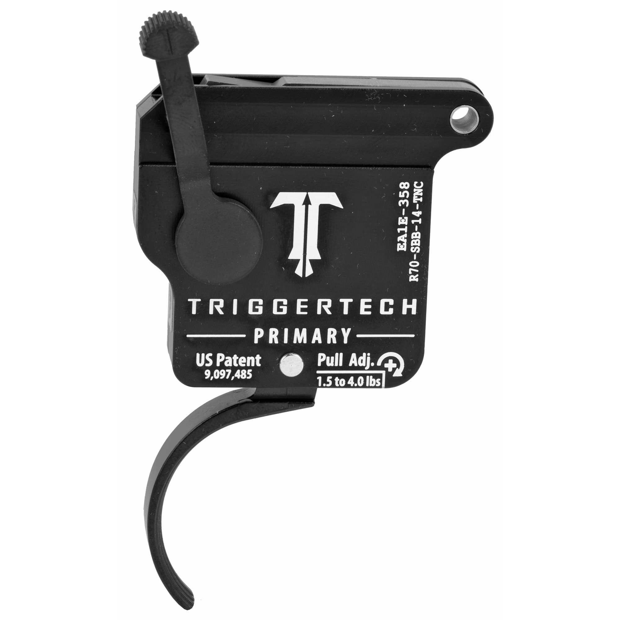 Trigger Tech Rem 700 Primary Single Stage Trigger PVD Traditional Curved Top Safety