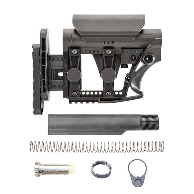 Luth-Ar MBA-3 Stock Kit AR-10 Mil Spec Adjustable LOP Cheek Height Butt Plate
