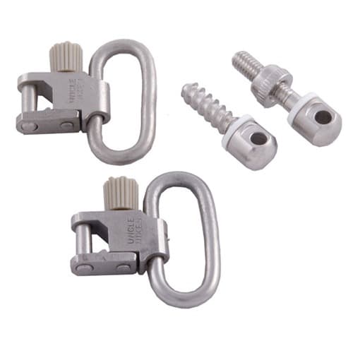Uncle Mike's MO10022 Super Swivel Quick Detach 115 Tri-Lock Nickel 1"